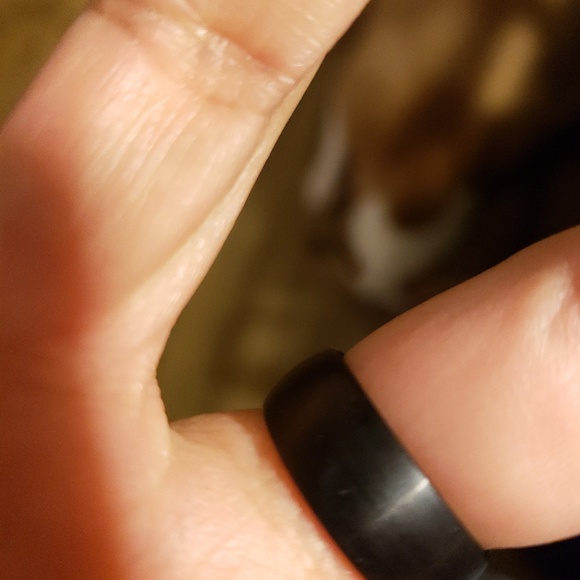 Tungsten size 7 1/2-8 plain black - Picture 2 of 3